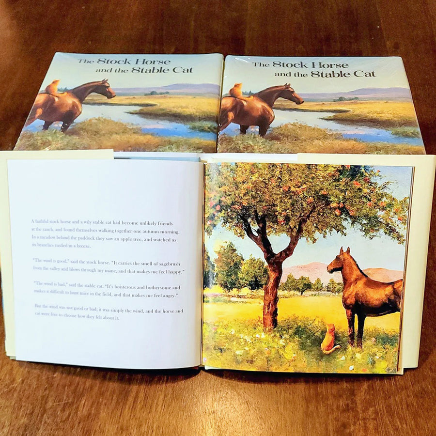 Autumn Morning (Signed Print From "The Stock Horse and the Stable Cat")