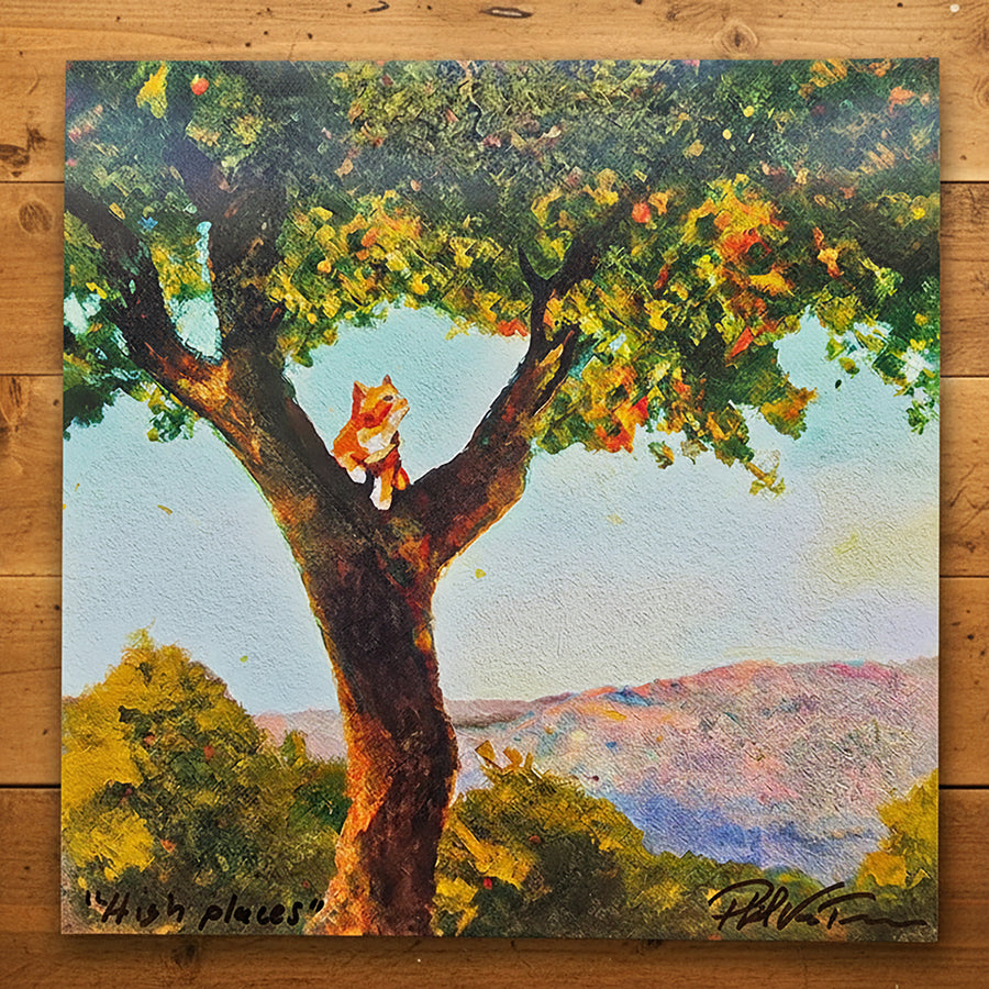 High Places (Signed Print From "The Stock Horse and the Stable Cat")