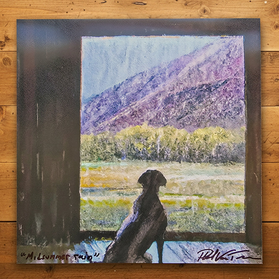 Midsummer Rain (Signed Print From "A Dog Who Follows Gladly")