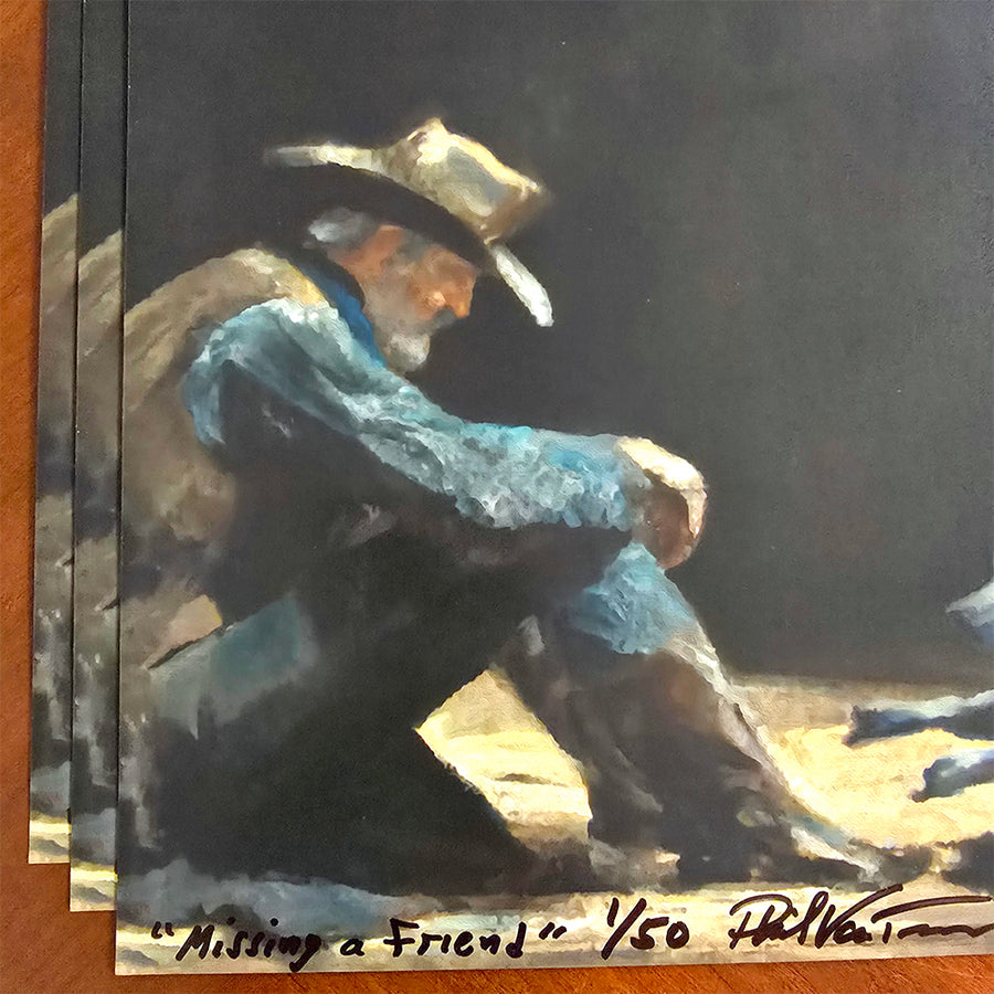 Missing a Friend (Signed Print From "A Dog Who Follows Gladly")