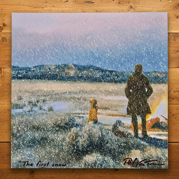 The First Snow (Signed Print From "A Dog Who Follows Gladly")