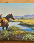 The Pond (Signed Print From "The Stock Horse and the Stable Cat")
